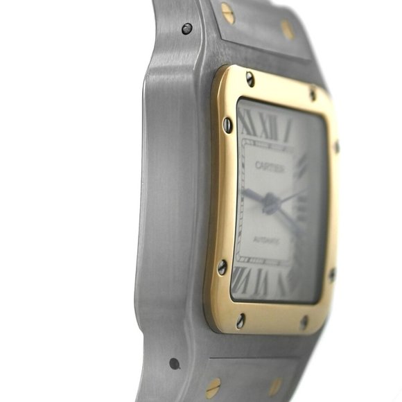 MINT!! Cartier Santos 18K Mens Watch! - Picture 3 of 7